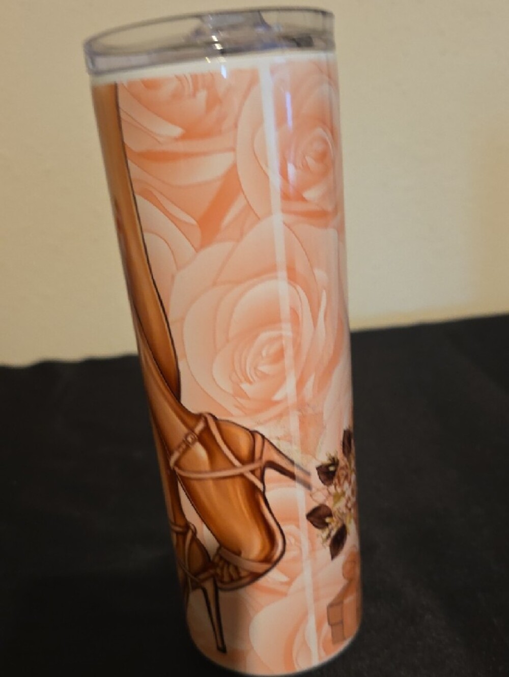 Fashion Leopard Print Tall Tumbler - Blush & Gold Set - Picture 11 of 12